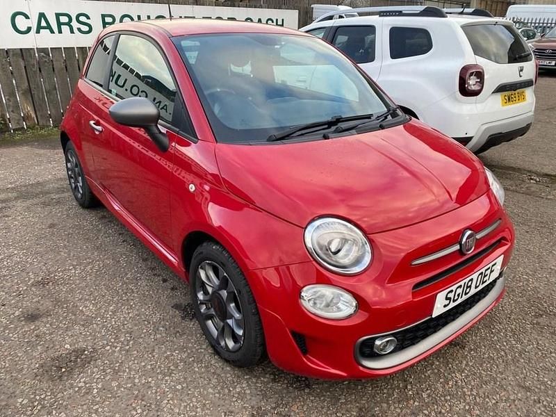 Red Used 2018 Fiat 500 S Hatchback | £5,995 (Good price) - Image 1/4