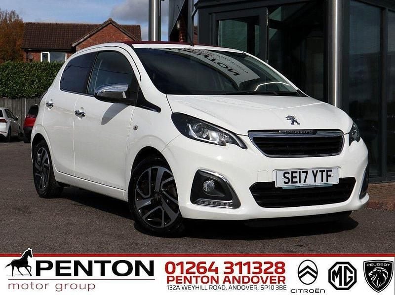 White Used 2017 Peugeot 108 Allure Hatchback | £5,490 (Fair price) - Image 1/4