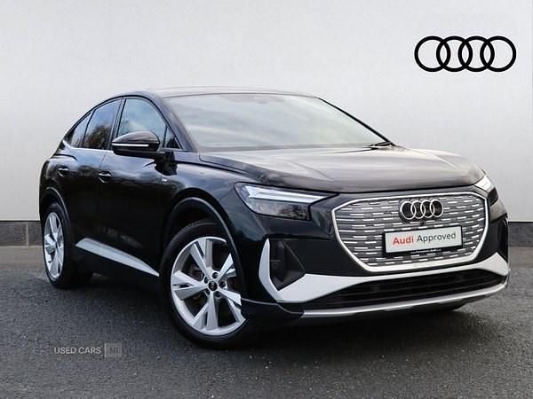Used Audi Q4 e-tron S-Line 150 kW (204 HP) 2022 Black SUV