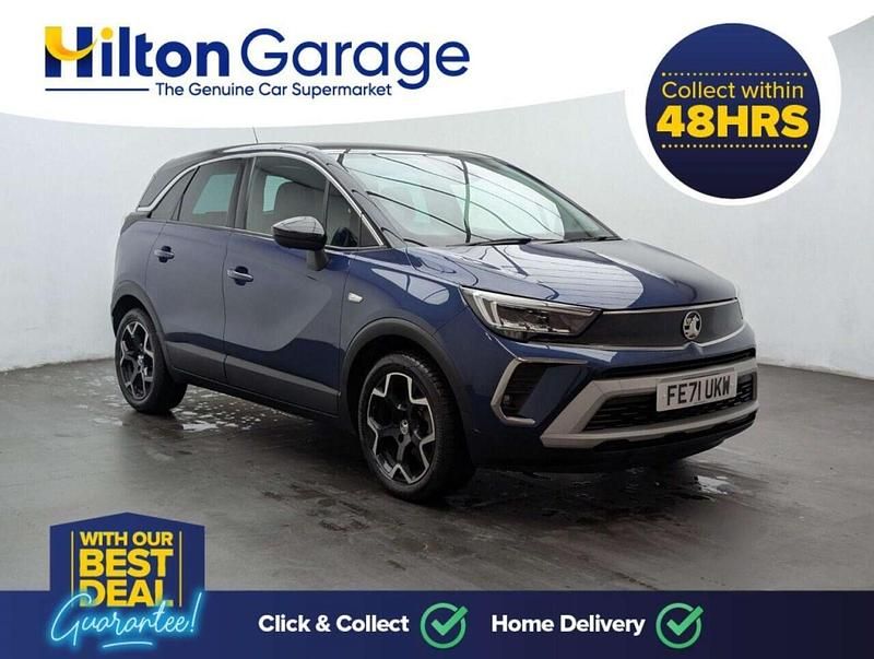 Used Vauxhall Crossland Elite 83 HP (61 kW) 2021 Blue SUV