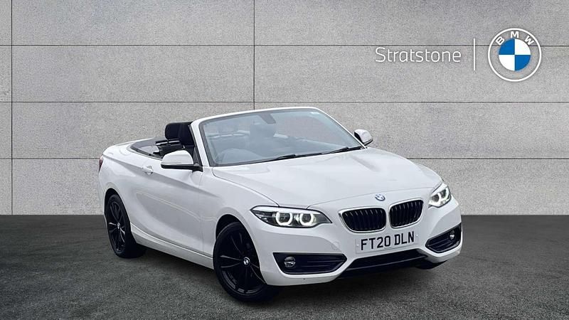 Used BMW 218 Sport Line 190 HP (139 kW) 2020 White Cabriolet