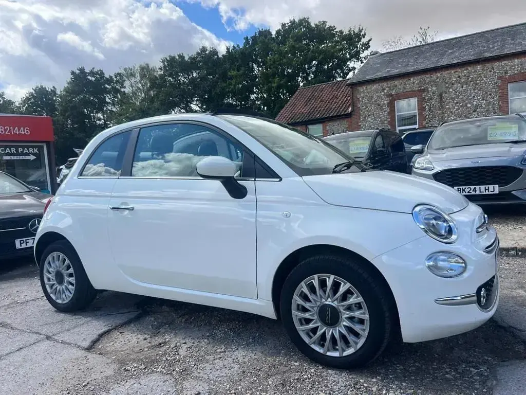 Used Fiat 500 2023 White Cabriolet