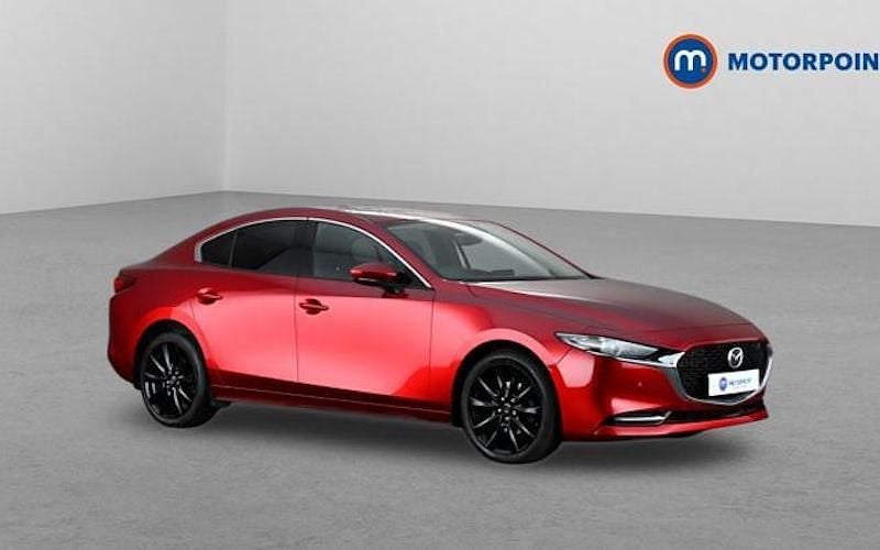 Begagnad Mazda 3 Inclusive 186 HK (136 kW) 2022 Röd Sedan