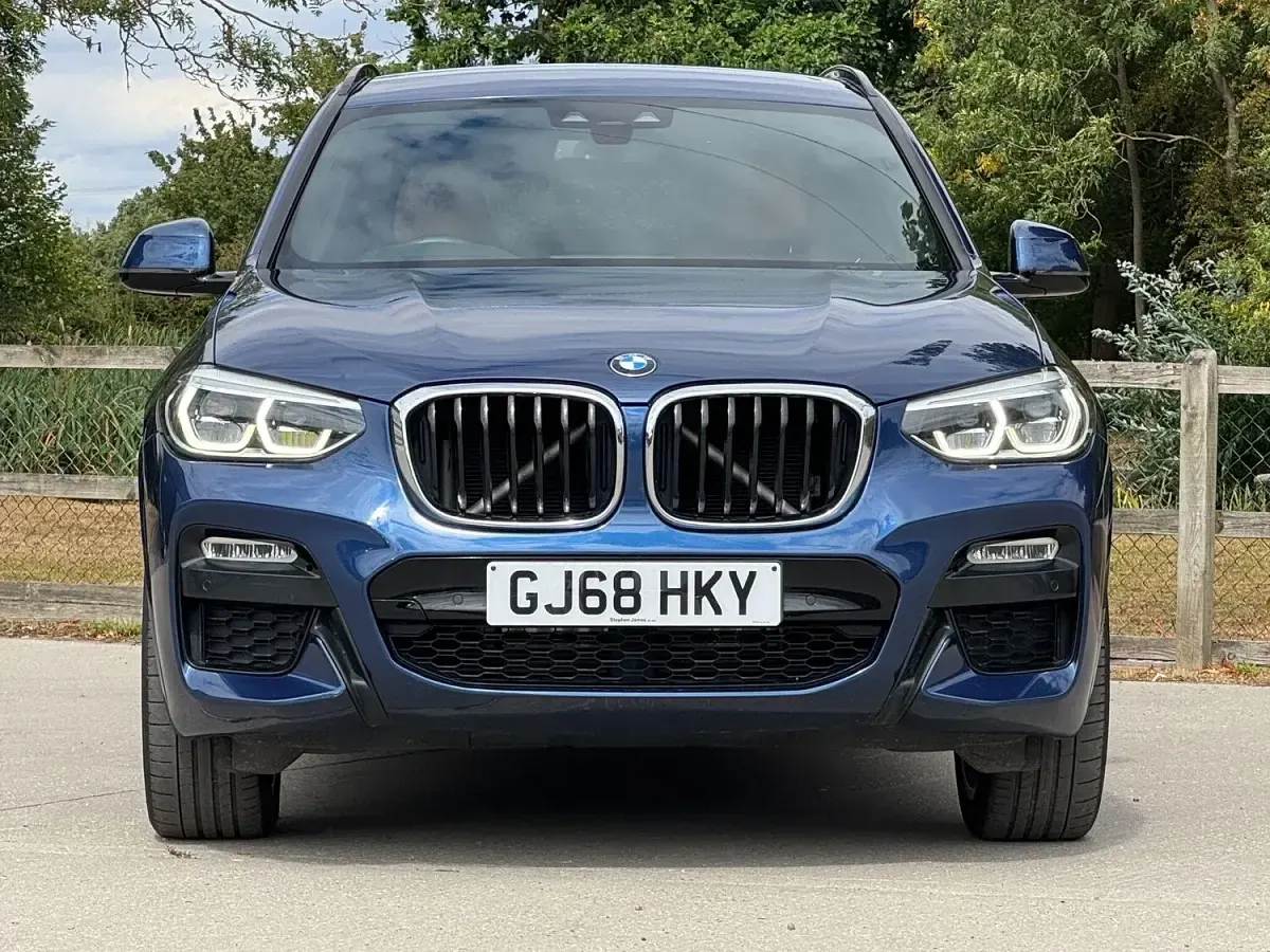 Used BMW X3 M Sport 261 HP (191 kW) 2018 Blue SUV