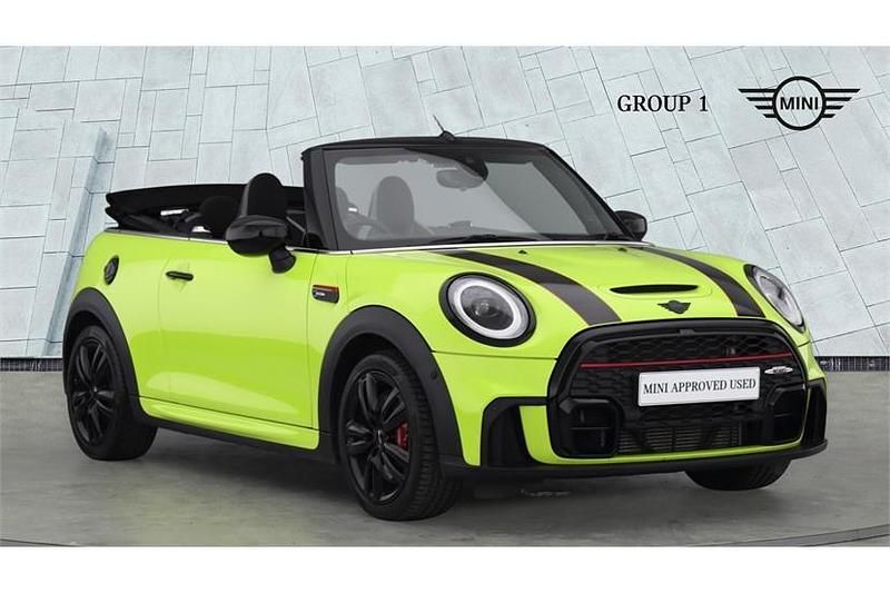 Used Mini John Cooper Works Cabriolet Comfort 231 HP (169 kW) 2022 Yellow Cabriolet