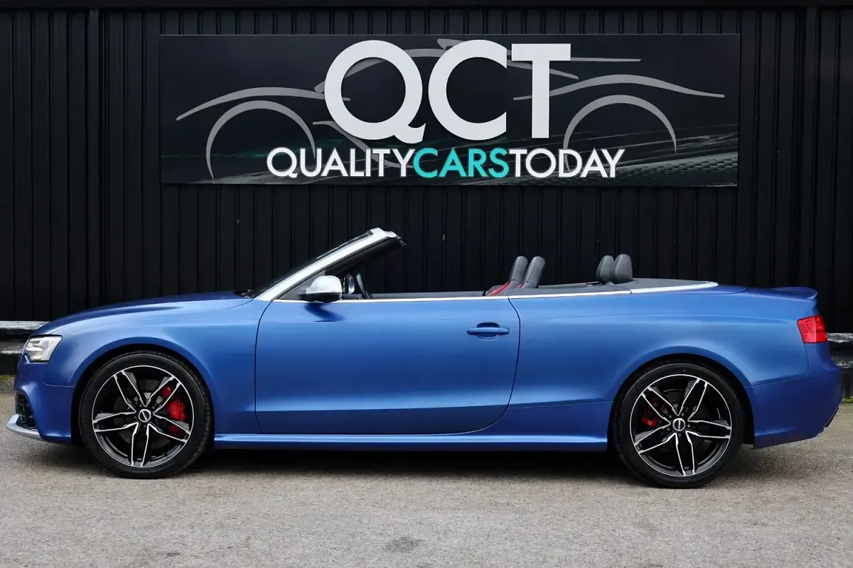 Used Audi RS5 Advanced 450 HP (330 kW) 2015 Blue Cabriolet