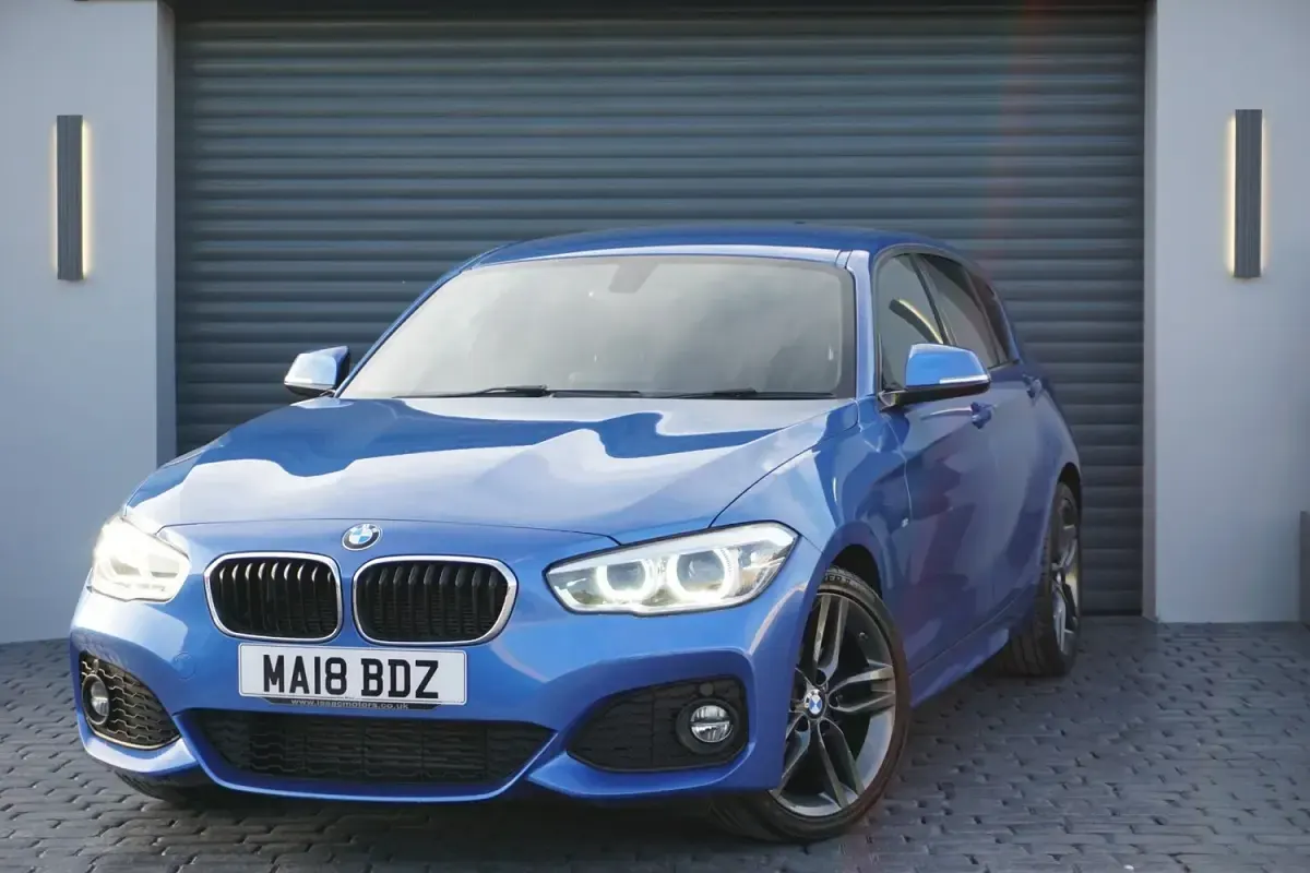 Używany BMW 116 M Sport 2018 Niebieski Hatchback