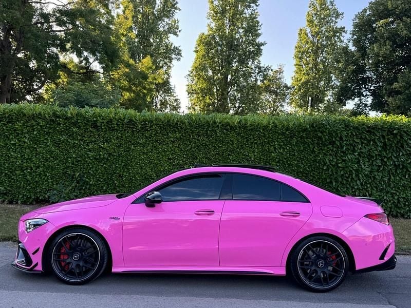 Used Mercedes CLA45 AMG 421 HP (309 kW) 2020 Pink Coupe