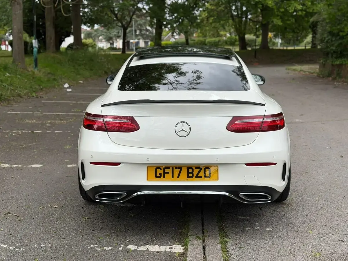 Used Mercedes E220 AMG Line Premium Plus 2017 White Coupe