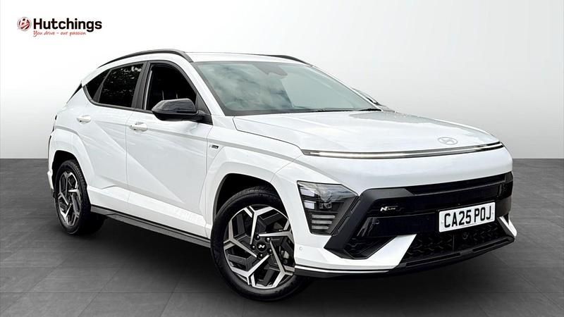 White Used 2025 Hyundai Kona N Line SUV | £28,087 (Expensive) - Image 1/4