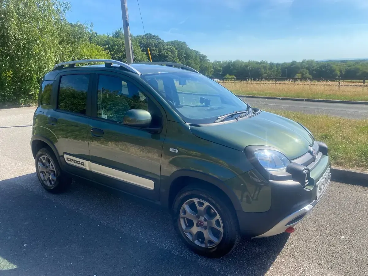 Used Fiat Panda Cross Cross 90 HP (66 kW) 2018 Green Hatchback