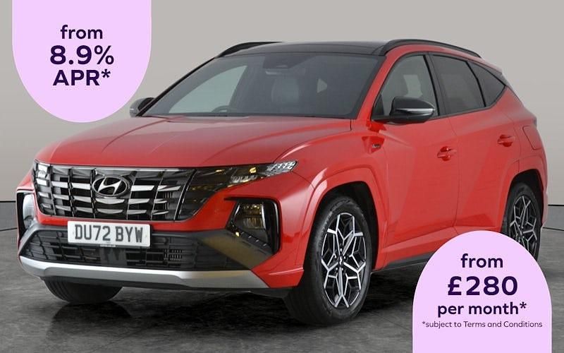 Red Used 2023 Hyundai Tucson N Line SUV | £20,257 (A bit pricey) - Image 1/2