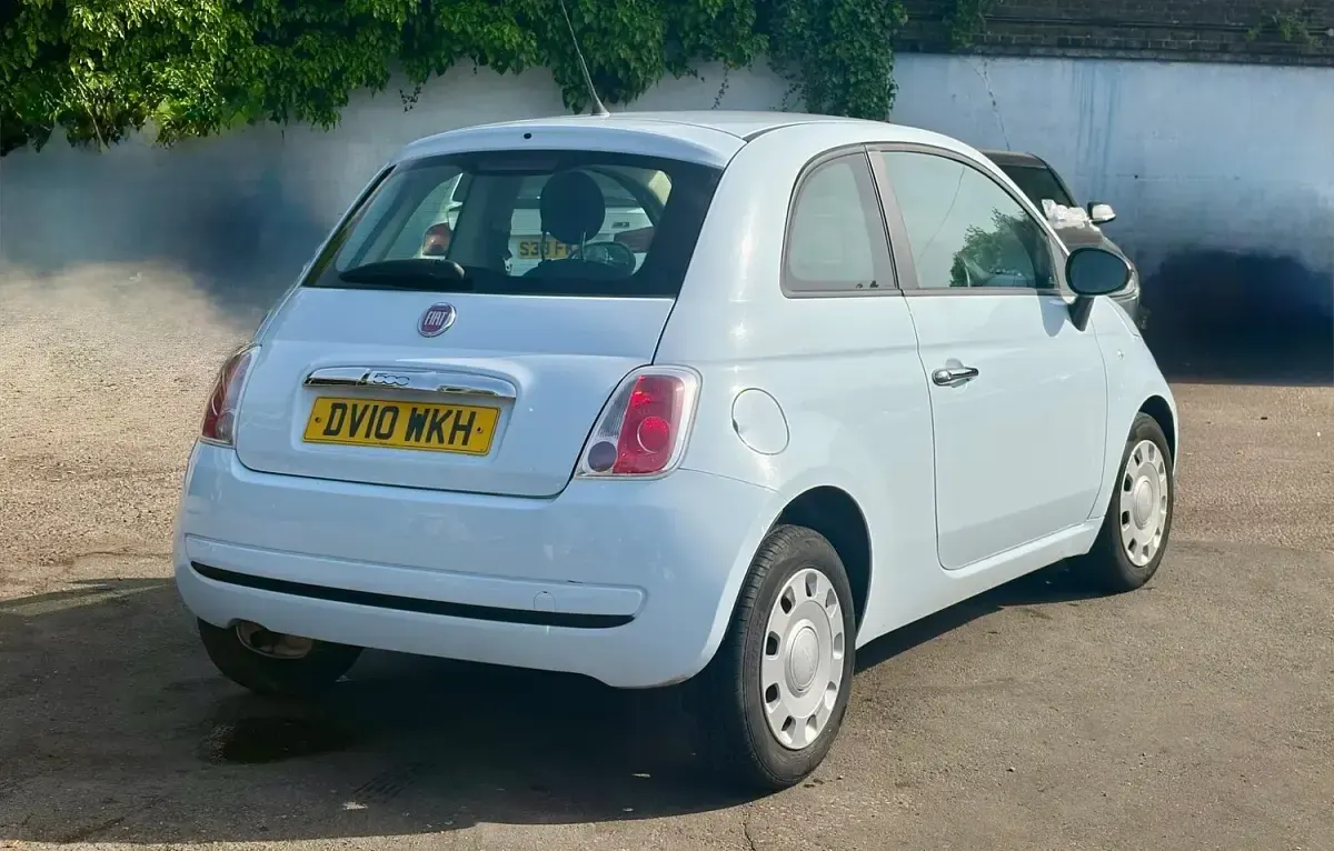 Used Fiat 500 Pop 69 HP (50 kW) 2010 Blue Hatchback