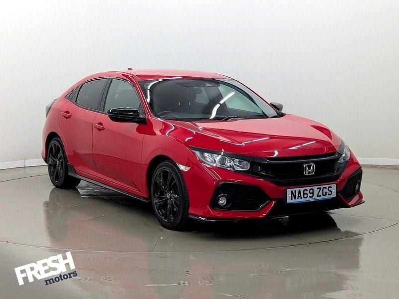 Red Used 2018 Honda Civic Sport Hatchback | £13,790 (Fair price) - Image 1/4