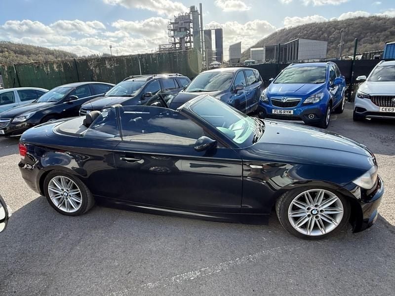 Used BMW 120 Cabriolet M Sport 2009 Black Cabriolet