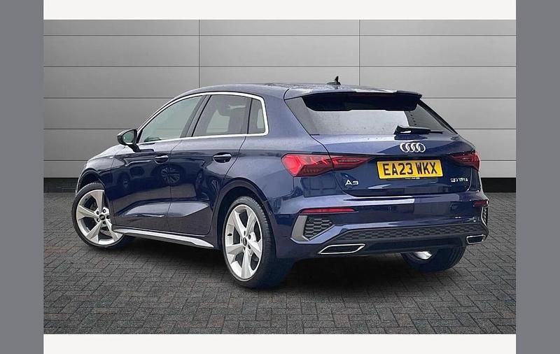 Used Audi A3 S-Line 110 HP (80 kW) 2023 Blue Hatchback