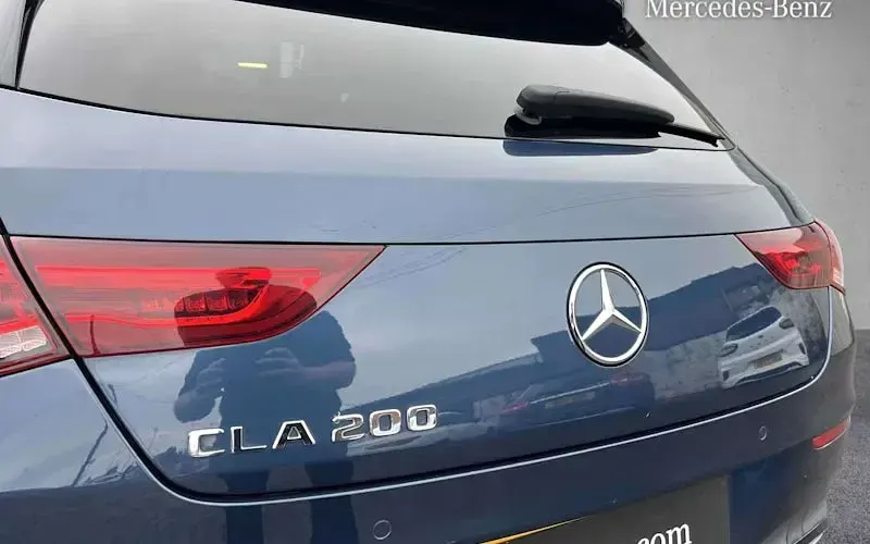 Used Mercedes CLA200 AMG line 163 HP (119 kW) 2023 Blue Coupe