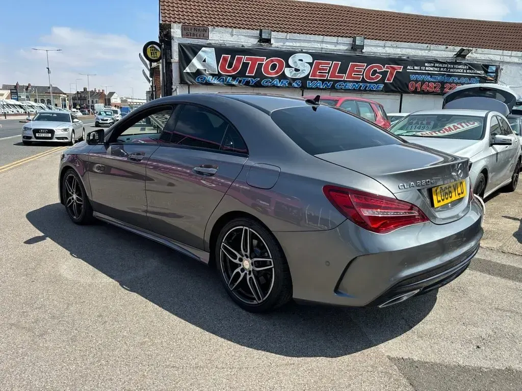 Used Mercedes CLA220 AMG line 177 HP (130 kW) 2017 Grey Coupe