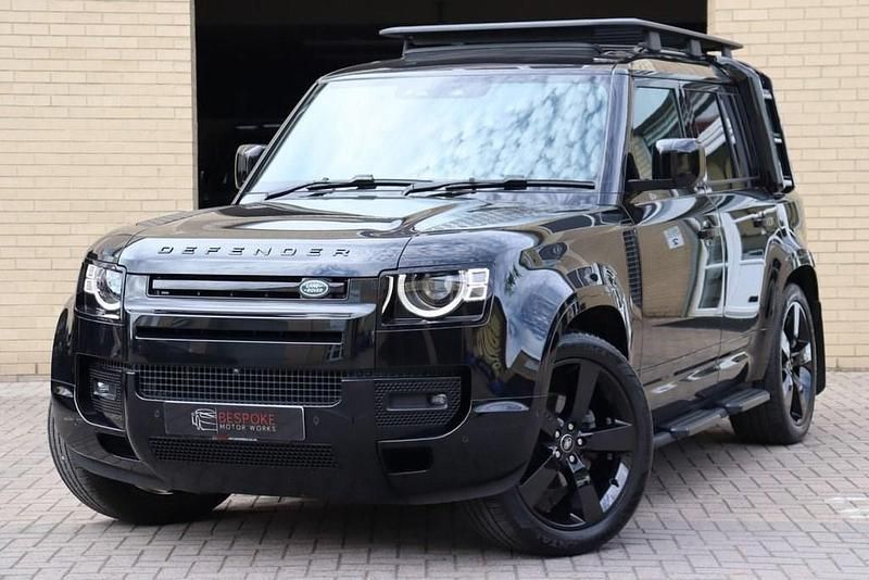 Black Used 2023 Land Rover Defender SUV | £63,495 (Expensive) - Image 1/4