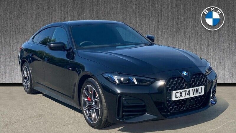 Black Used 2024 BMW 420 Gran Coupé M Sport Coupe | £36,299 (Fair price) - Image 1/4