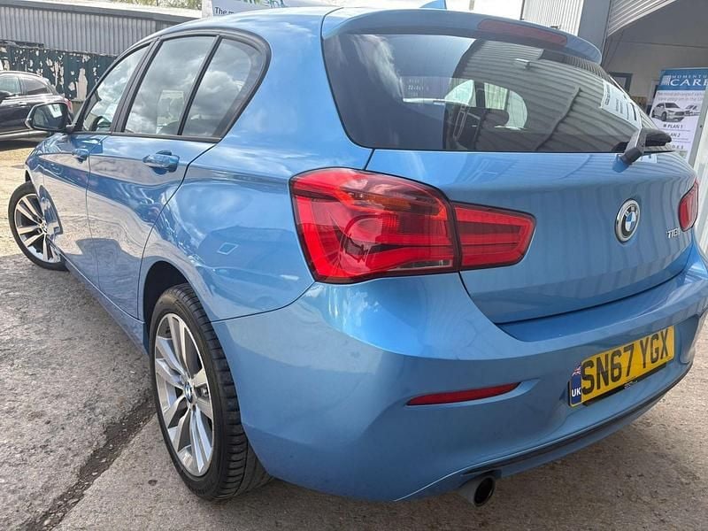 Used BMW 118 Sport Line 2017 Blue Hatchback
