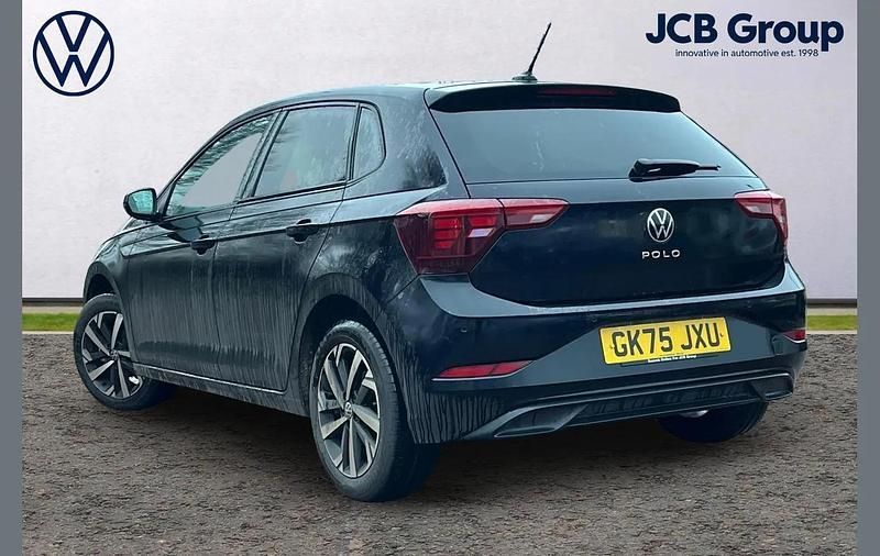 Used VW Polo Match 95 HP (69 kW) 2025 Black Hatchback