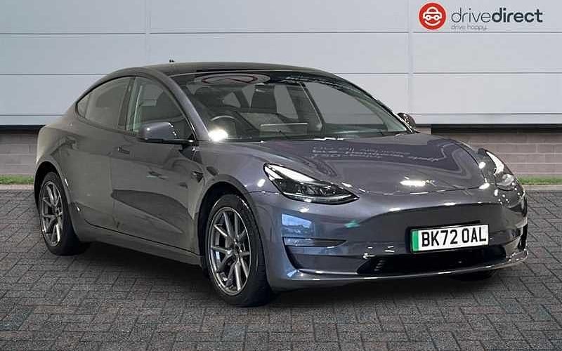 Grey Used 2022 Tesla Model 3 Long Range AWD Sedan | £22,080 (Fair price) - Image 1/4