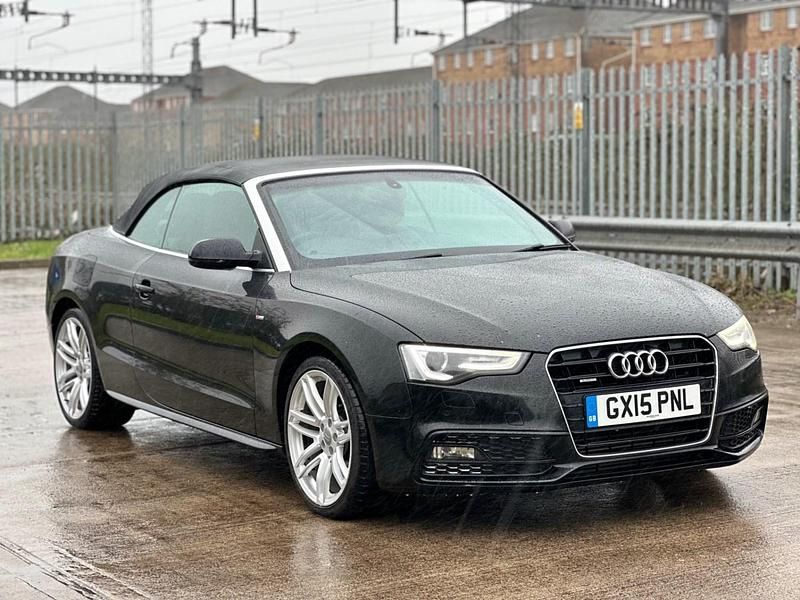 Used Audi A5 Cabriolet S-Line 2015 Black Cabriolet