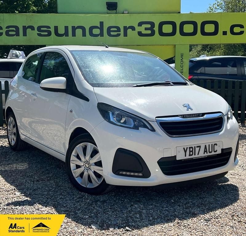 White Used 2017 Peugeot 108 Active Hatchback | £5,550 (Fair price) - Image 1/4