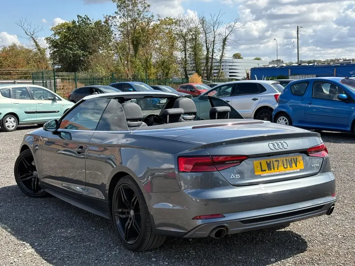 Used Audi A5 Cabriolet S-Line 187 HP (137 kW) 2017 Grey Cabriolet