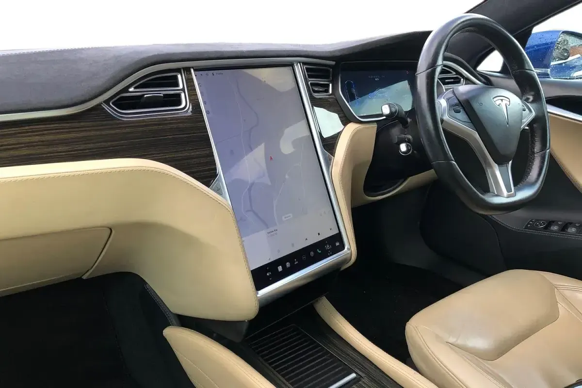 Used Tesla Model S 278 kW (378 HP) 2016 Blue Hatchback