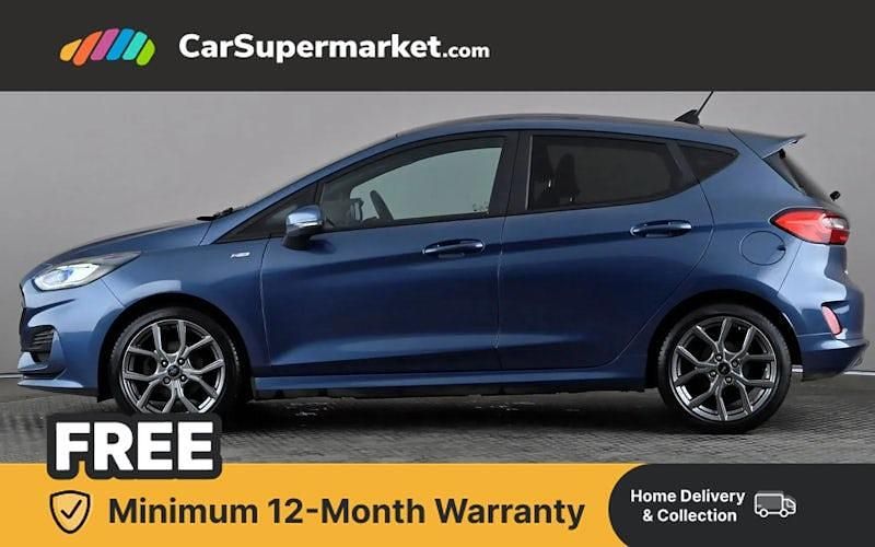 Used Ford Fiesta ST-Line 101 HP (74 kW) 2022 Blue Hatchback