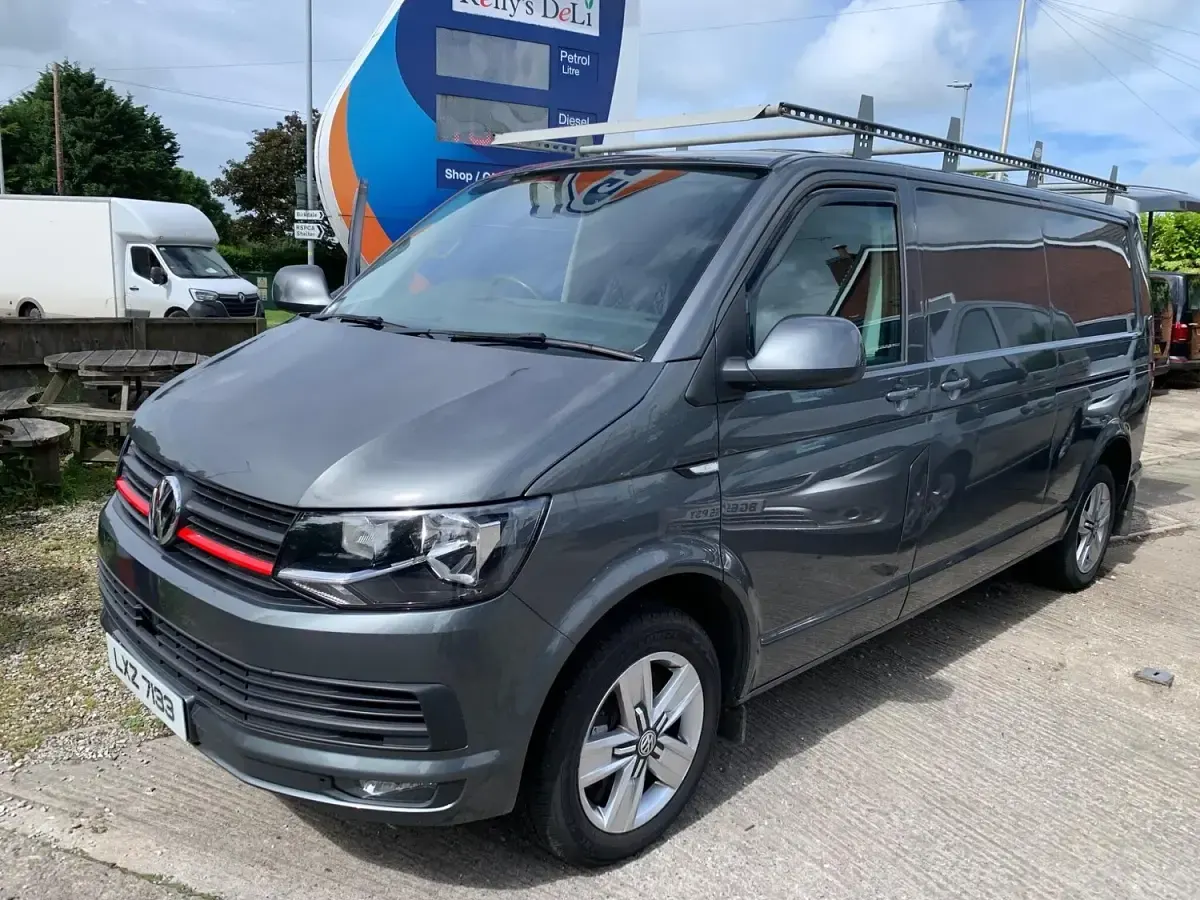 Used VW T6 Highline 204 HP (150 kW) 2018 Grey Van