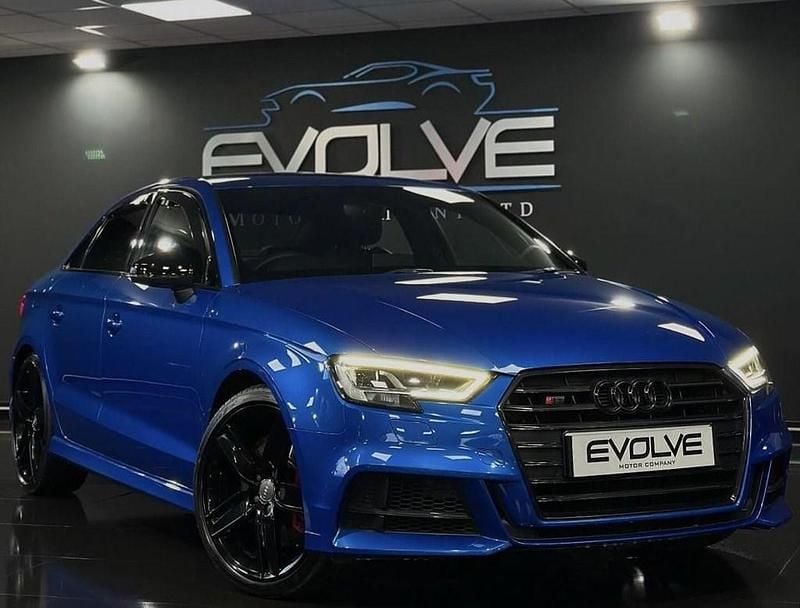 Used Audi S3 Black Edition 2018 Blue Sedan