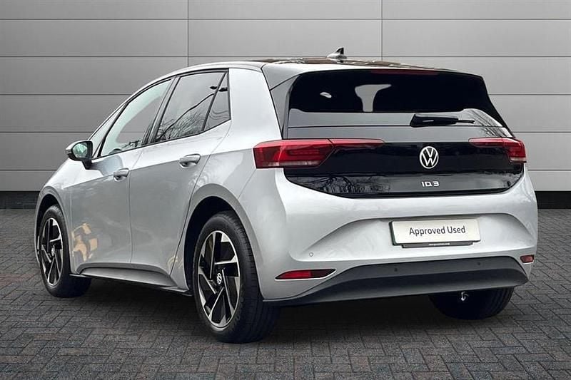 Used VW ID.3 Pure 125 kW (170 HP) 2025 Scale silver with solid black roof Hatchback