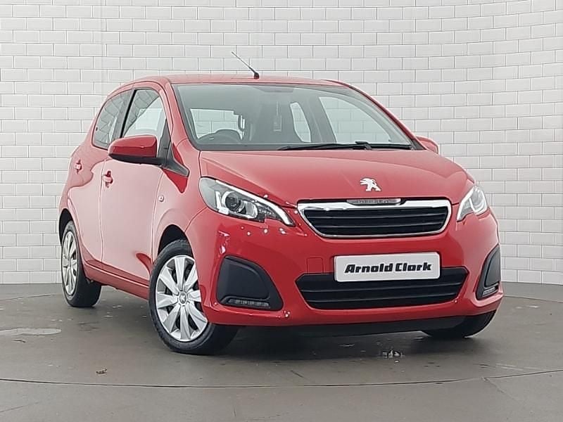 Red Used 2018 Peugeot 108 Active Hatchback | £7,498 (Fair price) - Image 1/4