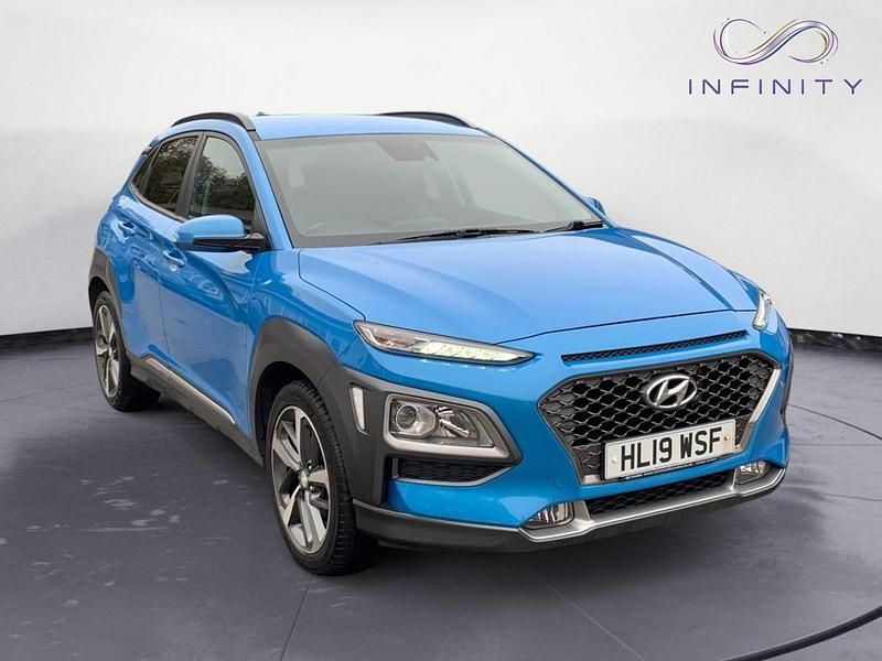 Blue Used 2019 Hyundai Kona Premium SUV | £8,449 (A bit pricey) - Image 1/4