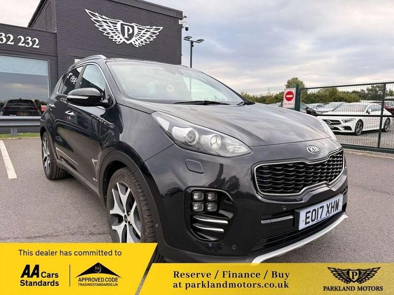 Black Used 2017 Kia Sportage GT-Line S SUV | £13,995 (Good price) - Image 1/4