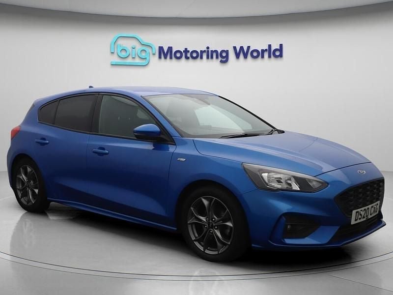 Blue Used 2020 Ford Focus ST-Line Hatchback | £12,100 (Fair price) - Image 1/4