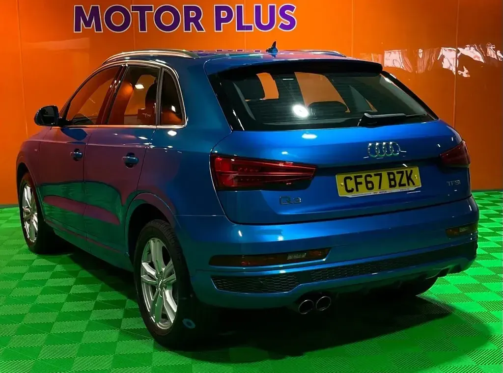 Used Audi Q3 S-Line 150 HP (110 kW) 2018 Blue SUV