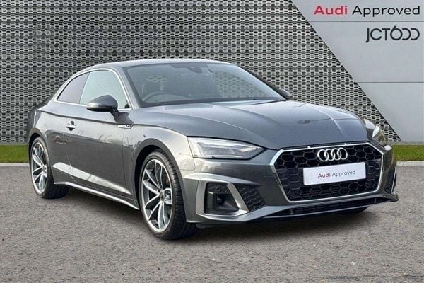 Grey Used 2024 Audi A5 S-Line Coupe | £28,300 (Super price) - Image 1/4
