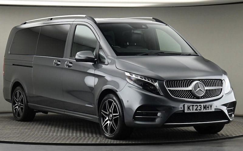Grey Used 2023 Mercedes V220 AMG line MPV | £53,950 (Good price) - Image 1/4