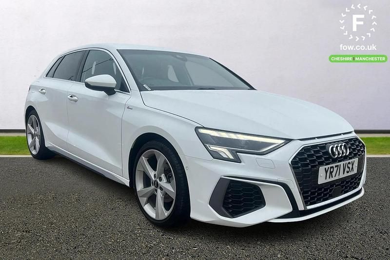 White Used 2021 Audi A3 Sportback Comfort Hatchback | £20,899 (A bit pricey) - Image 1/4