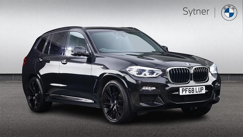 Black Used 2018 BMW X3 M Sport SUV | £24,500 (Fair price) - Image 1/4