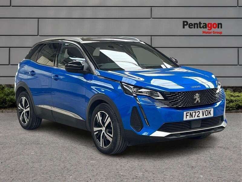 Blue Used 2022 Peugeot 3008 GTi SUV | £20,499 (Fair price) - Image 1/4