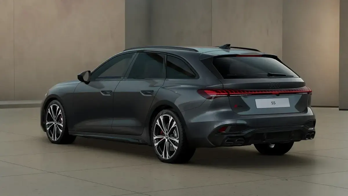 New Audi S5 Black Edition 2026 Grey Estate