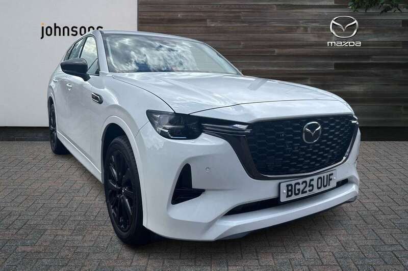 White New 2025 Mazda CX-60 Homura-Line SUV | £40,990 (Super price) - Image 1/4