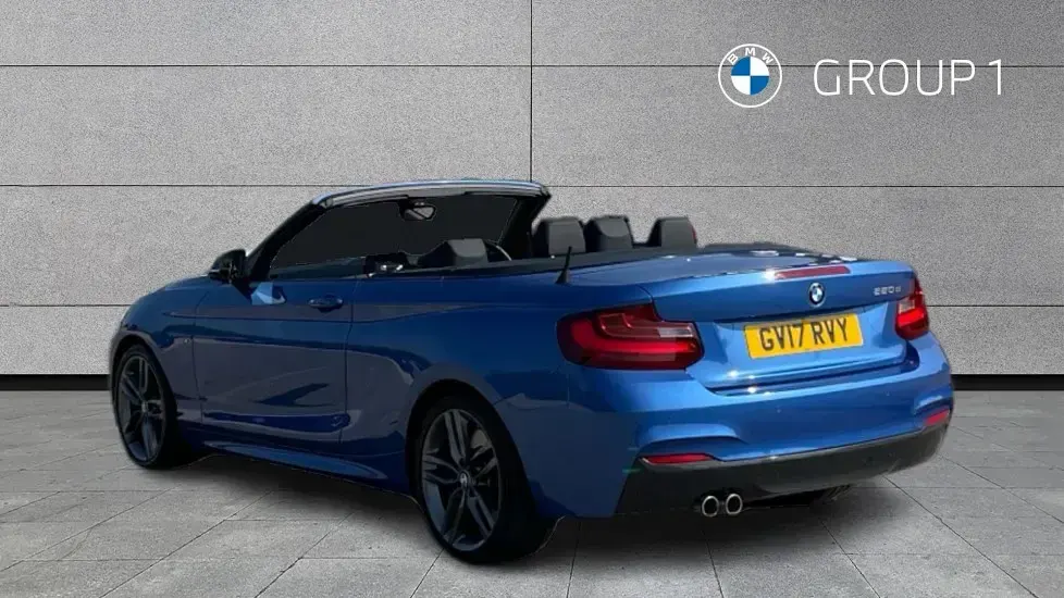 Used BMW 220 M Sport 187 HP (137 kW) 2017 Blue Cabriolet