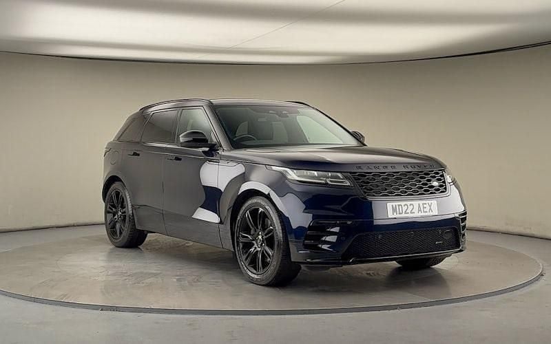 Portofino blue Used 2022 Land Rover Range Rover Velar HSE Dynamic SUV | £35,150 (Expensive) - Image 1/4