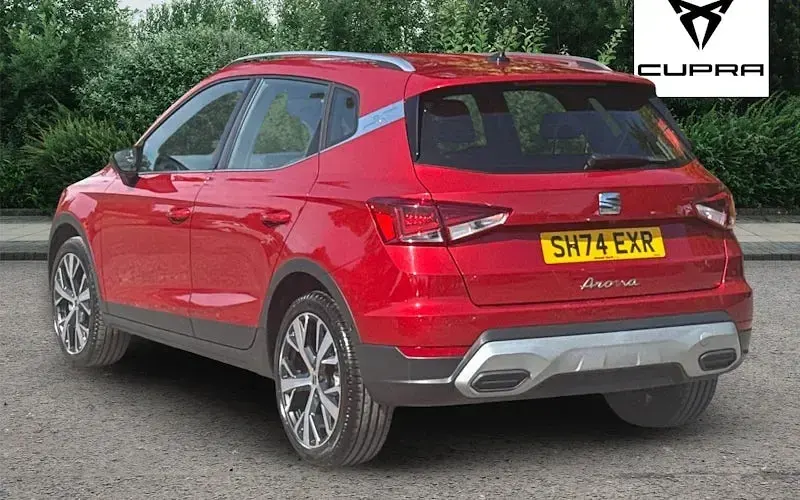 Used Seat Arona Xperience Lux 116 HP (85 kW) 2024 Desire red SUV